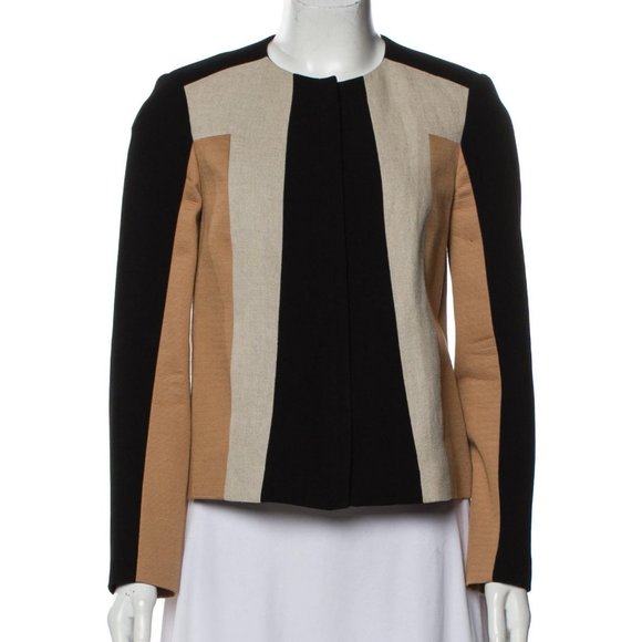 Judith & Charles - Colourblock Pattern Jacket - Picture 7 of 10